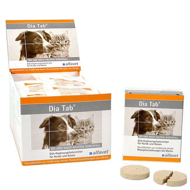 DIA TAB Kautabletten f.Hunde/Katzen